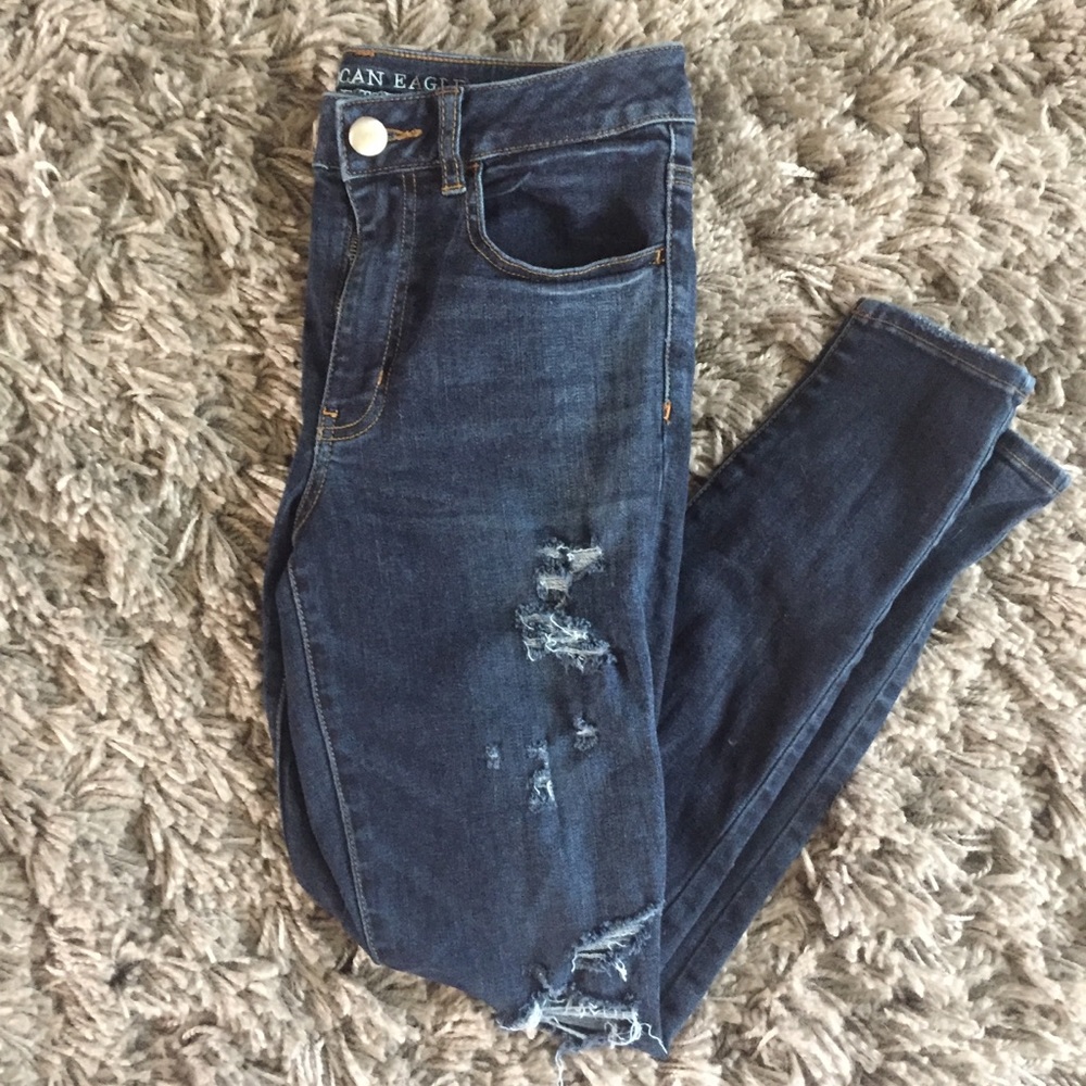 American Eagle Outfitters Distressed Legging Jean